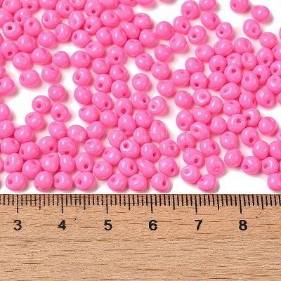 6/0 Opaque Baking Paint Glass Seed Beads X1-SEED-M012-02A-22-1