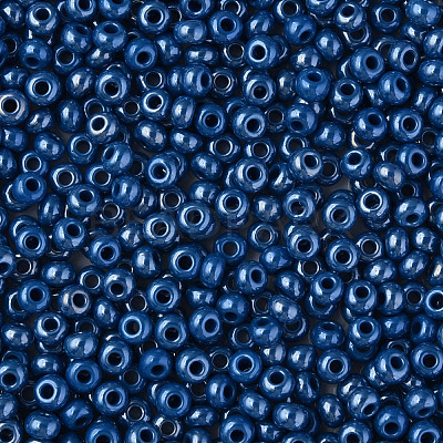 8/0 Czech Opaque Glass Seed Beads SEED-N004-003A-01-1