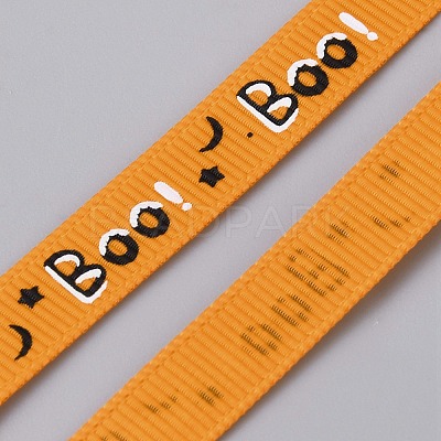 Halloween Polyester Ribbons OCOR-WH0120-29E-1