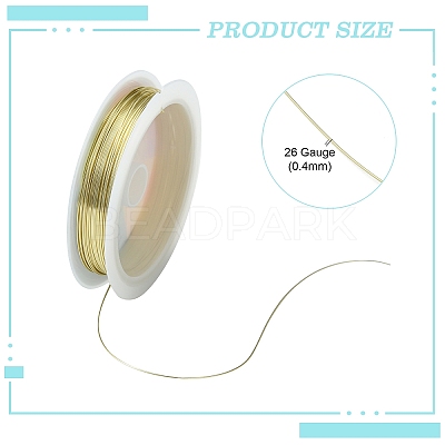 Copper Jewelry Wire CWIR-CW0.4mm-28-1