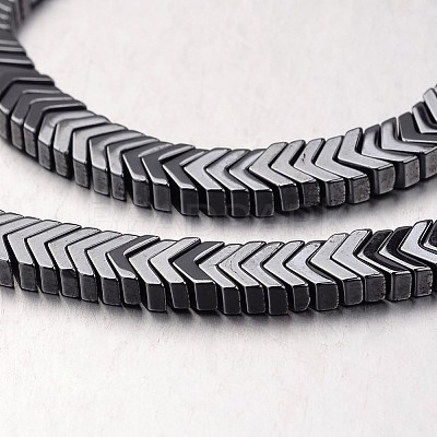 Non-magnetic Synthetic Hematite Bead Strands G-F300-19-09-1