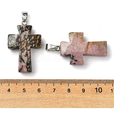 Natural Rhodonite Pendants GG-K002-11P-1