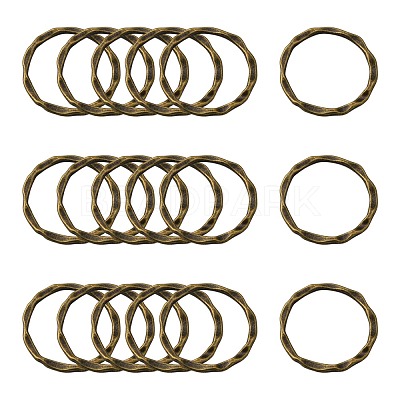Tibetan Style Linking Rings PALLOY-A017-AB-FF-1