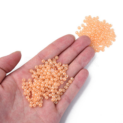 6/0 Imitation Jade Glass Seed Beads X1-SEED-N004-006-24-1