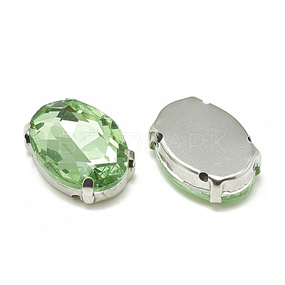 Sew on Rhinestone RGLA-T091-6x8mm-19P-1