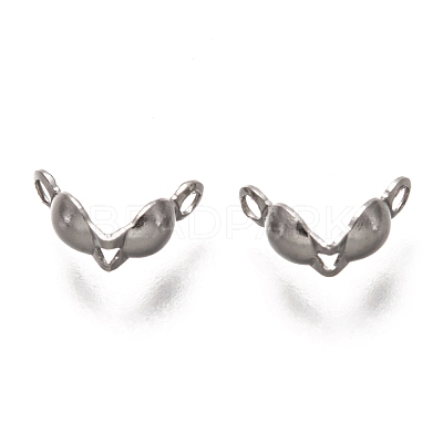Non-Tarnish 304 Stainless Steel Bead Tips STAS-Z024-07P-1
