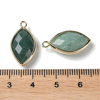 Natural Green Aventurine Pendants G-B009-01G-02-1