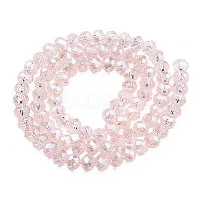 Electroplate Glass Beads Strands EGLA-A034-T6mm-A03-1