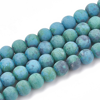 Synthetic Chrysocolla Beads Strands G-T106-193-1