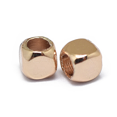 Rack Plating Brass Spacer Beads KK-F801-11-RG-1