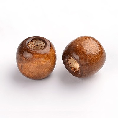 Natural Wood Beads WOOD-S030-02-LF-1