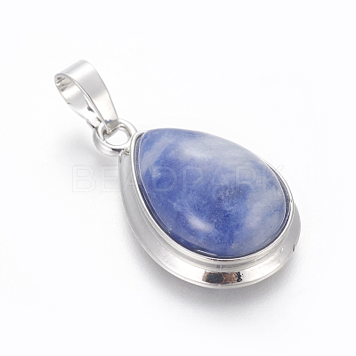 Natural Sodalite Pendants G-L512-C05-1