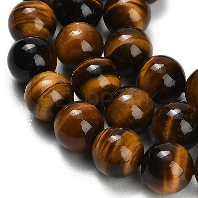 Natural Tiger Eye Beads Strands G-F173-12-14mm-1