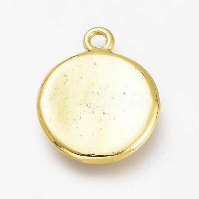 Brass Enamel Pendants KK-H103-01X-G-1
