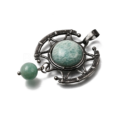 Natural Amazonite Pendants GG-CBA7610-03AS-10-1
