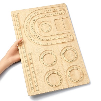 Rectangle Wood Bracelet Design Boards TOOL-YWC0003-01-1