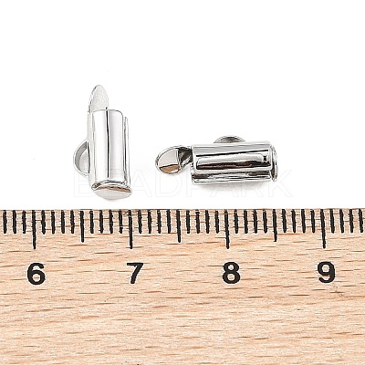 SHEGRACE Brass Slide On End Clasp Tubes XGRQ1R195-356P-1