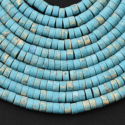 Dyed Synthetic Imperial Jasper Beads Strands G-Z089-A03-A-1