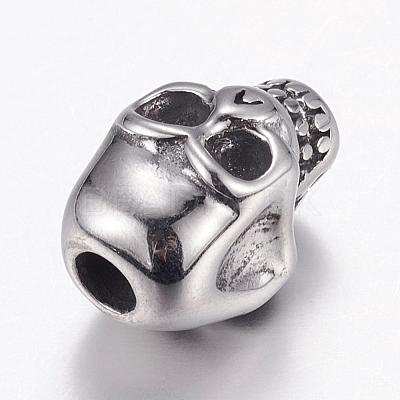 304 Stainless Steel Beads STAS-P173-124AS-1