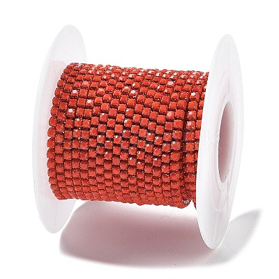 Iron Rhinestone Glass Cup Chain CH-U001-01P-1