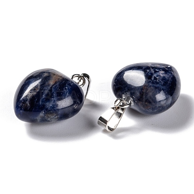 Natural Sodalite Pendants G-I311-A17-1