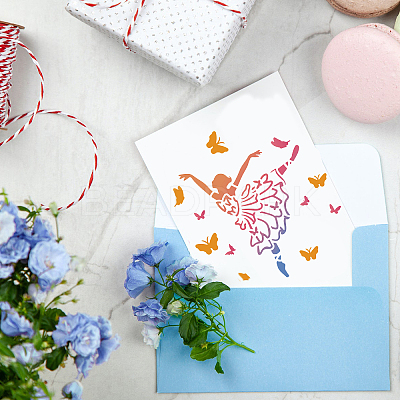 Plastic Drawing Painting Stencils Templates DIY-WH0396-0117-1
