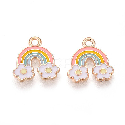 Alloy Enamel Charms ENAM-T022-26-1