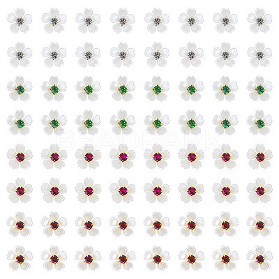 80Pcs Plastic Cabochons KY-TADJ0001-10-1