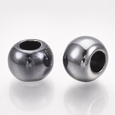 UV Plating ABS Plastic European Beads CCB-S162-28H-01-1