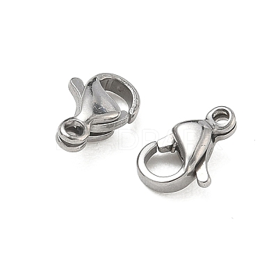 304 Stainless Steel Lobster Claw Clasps STAS-H352-01B-P-1