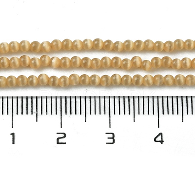 Cat Eye Beads Strands CE-Z001-01G-1