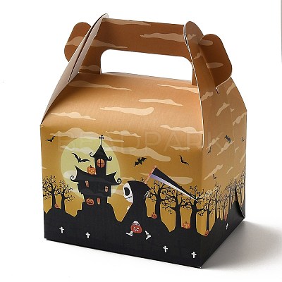 Halloween Theme Paper Cupcakes Boxes CON-I009-15D-1