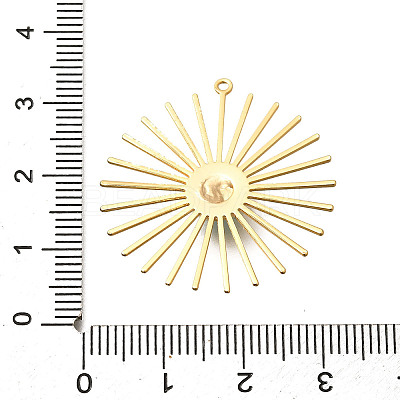 Synthetic Turquoise Pendants KK-Z092-02G-1
