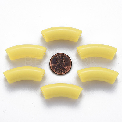 Opaque Acrylic Beads MACR-S372-001B-S024-1