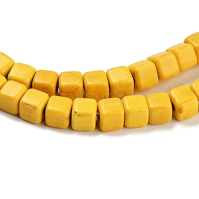 Synthetic Turquoise Beads Strands X-TURQ-G108-4x4mm-06-1
