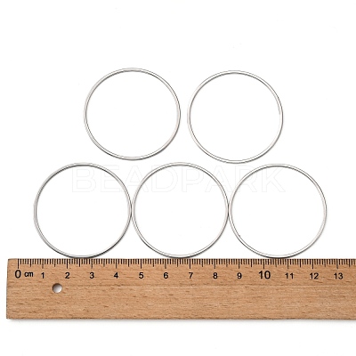 Tarnish Resistant 304 Stainless Steel Linking Ring X-STAS-T047-15C-1