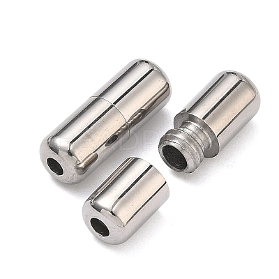 304 Stainless Steel Screw Clasps STAS-A138-10A-P-1