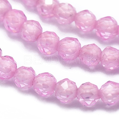 Cubic Zirconia Beads Strands G-G792-47-05A-1