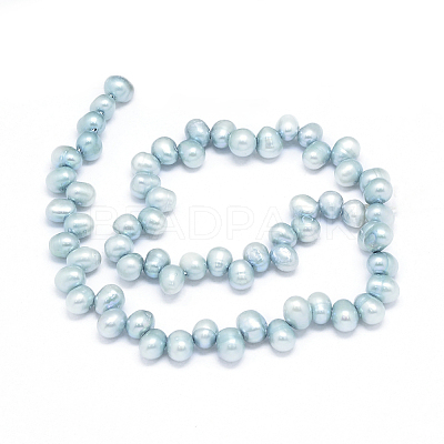 Dyed Natural Cultured Freshwater Pearl Beads Strands PEAR-L021-13-1