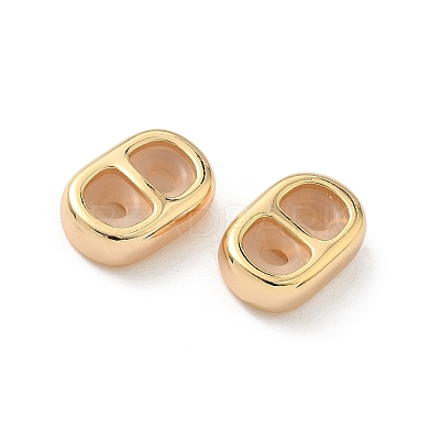 Brass Silicone Slide Charms KK-C099-06B-G-1