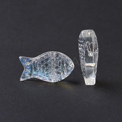 Transparent Electroplate Glass Beads X-GLAA-I050-10K-1