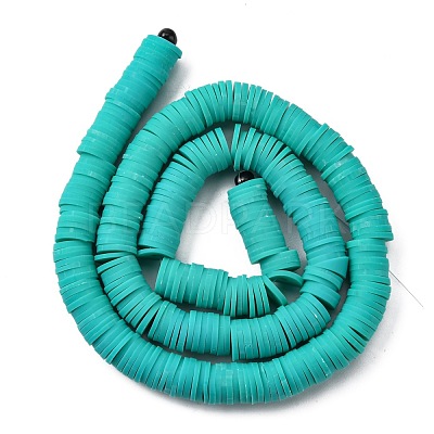 Handmade Polymer Clay Beads Strands CLAY-R089-8mm-Q048-1