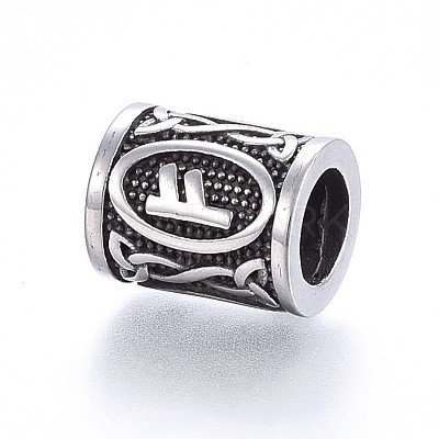 304 Stainless Steel Beads STAS-H460-01AS-6-1