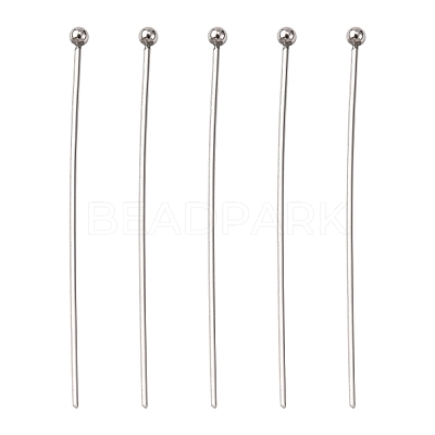Tarnish Resistant 304 Stainless Steel Ball Head Pins STAS-K146-045-40x0.7mm-1