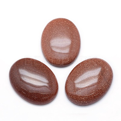 Synthetic Goldstone Cabochons G-P393-I03-1
