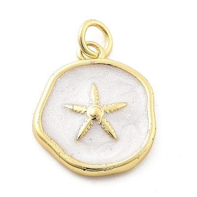Ocean Theme Brass Enamel Pendants LS-KK-Q029-01B-G-1