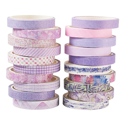 20 Rolls Paper Adhesive Tape Set DIY-TAC0023-42B-1