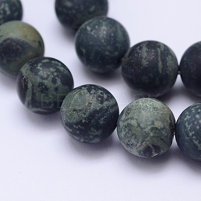 Natural Kambaba Jasper Beads Strands X-G-D744-6mm-1
