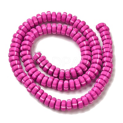 Polymer Clay Beads Strands CLAY-H006-02E-1