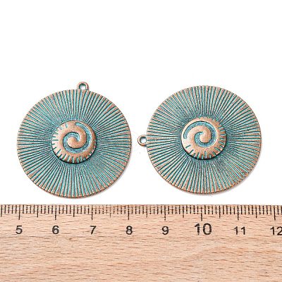 Tibetan Style Alloy Pendants FIND-B055-02G-1